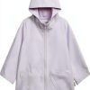 Carters Purple Glitter Raincoat for Girls Soft Hood Heart-0