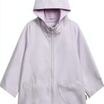Carters Purple Glitter Raincoat for Girls Soft Hood Heart-0