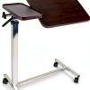 Vaunn Tilt Top Overbed Table Height Adjustable Steel-0
