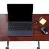 Carex Overbed Table Adjustable Rolling Desk Hospital Bed-1