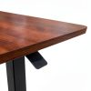 RMS Overbed Table Adjustable Height Walnut Brown OT-800-5