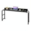 VEVOR Overbed Table Adjustable Height Movable Wheels-0