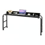 VEVOR Overbed Table Adjustable Height Movable Wheels-0