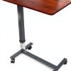 RMS Overbed Table Adjustable Height Walnut Brown OT-800-0