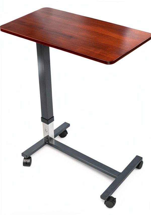RMS Overbed Table Adjustable Height Walnut Brown OT-800-0
