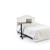 Careboda Overbed Table Adjustable Height Rolling Desk-4