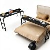 VEVOR Overbed Table Adjustable Height Movable Wheels-5