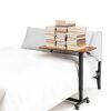 Careboda Overbed Table Adjustable Height Rolling Desk-6