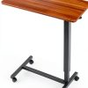 Careboda Overbed Table Adjustable Height Rolling Desk-0