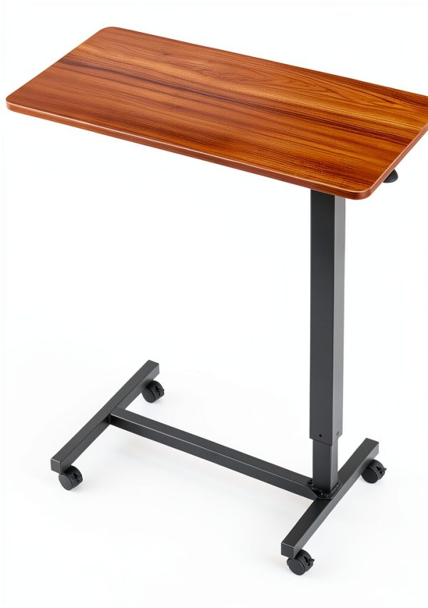 Careboda Overbed Table Adjustable Height Rolling Desk-0