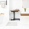 Furist Overbed Table Adjustable Height Rolling Laptop Desk-6