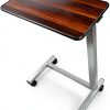 Carex Overbed Table Adjustable Rolling Desk Hospital Bed-0