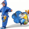 SSAWcasa Waterproof Rain Coverall Reflective Kids Raincoat-2