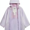 Carters Purple Glitter Raincoat for Girls Soft Hood Heart-2