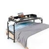 VEVOR Overbed Table Adjustable Height Movable Wheels-1