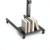 Furist Overbed Table Adjustable Height Rolling Laptop Desk-8