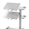 VEVOR Overbed Table Adjustable Height Tilt Desktop White-2