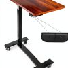 Vaunn Electric Overbed Table Power Lift Engineered Wood-0