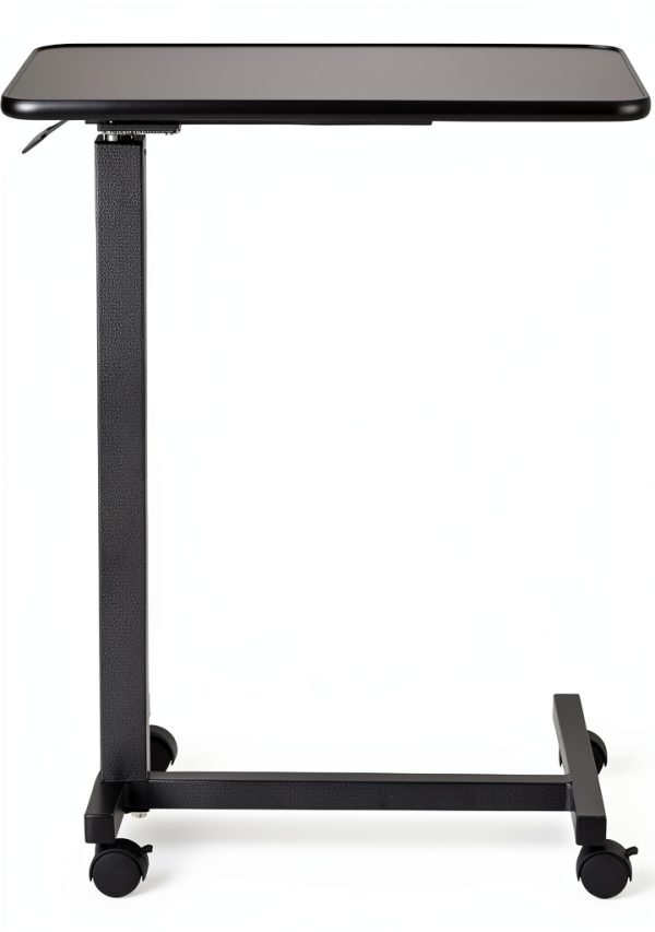 Caring Overbed Table Height Adjustable Sturdy H-Base Design-2