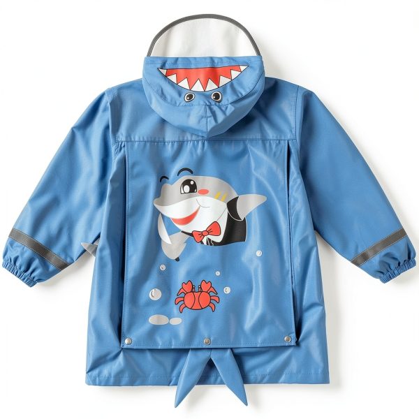 Kids Raincoat Nylon Unisex Rainwear-1