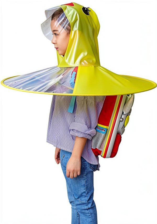 Duck Raincoat AnHua Soft Foldable Kids Rainwear-6