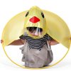 Kids Duck Raincoat 10AGIRL EVA Yellow for Girls-2