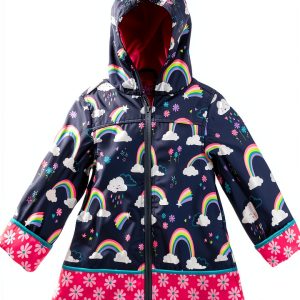 Girls Raincoat Stephen Joseph Cotton Waterproof-0