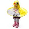Kids Duck Raincoat 10AGIRL EVA Yellow for Girls-4