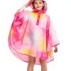 Polyester Girls Raincoat Brand Closure Unisex-3