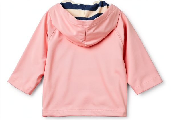Baby Rain Jacket Hatley Waterproof Classic Pink-1