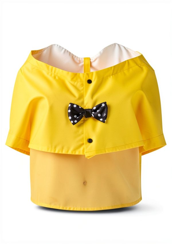 Yellow Unisex Kids Raincoats Waterproof Protection-2
