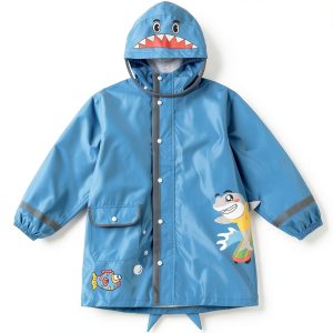 Kids Raincoat Nylon Unisex Rainwear-0