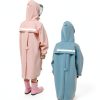 Kids Waterproof Raincoat BrandX Modern Design Blue-1