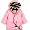 Baby Rain Jacket Hatley Waterproof Classic Pink-4