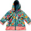 Stephen Joseph Turquoise Raincoat Girls 7-8 Years-0