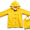 Yellow Unisex Kids Raincoats Waterproof Protection-1