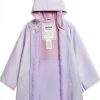 Carter's Girls Glitter Raincoat with Hood and Heart Pocket Purple 5-6-3