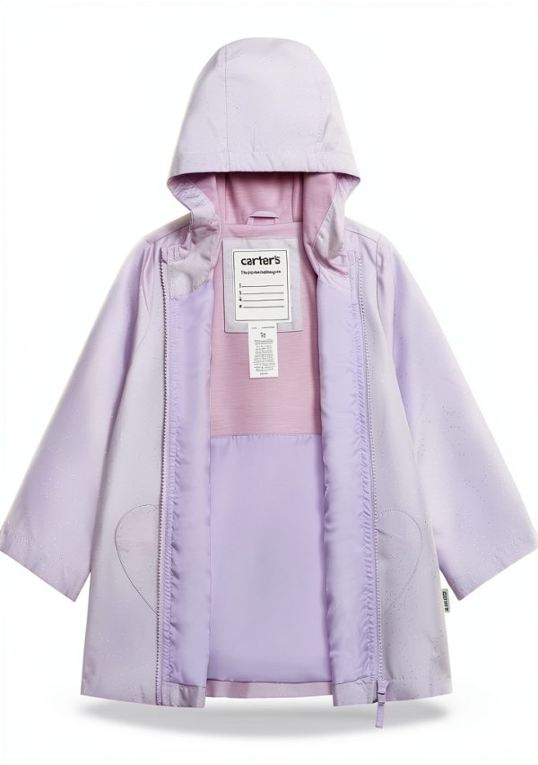 Carter's Girls Raincoat C222G109 Strawberry Heart Print 5-6-3