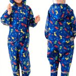 Kids Raincoat Shenzhen Waterproof Zipper Reflective Strips Waist-0