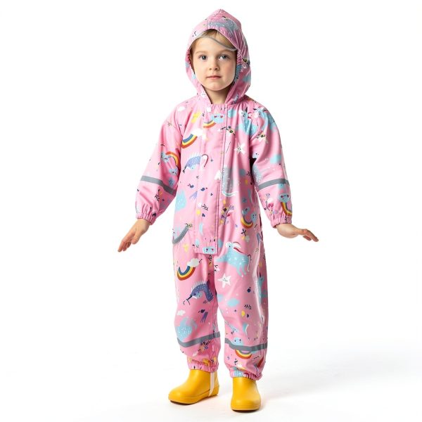 Shenzhenshifuhuafeng Kids Waterproof Raincoat Reflective Strips-6
