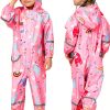 Shenzhenshifuhuafeng Kids Waterproof Raincoat Reflective Strips-0