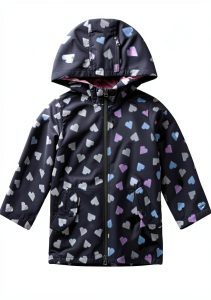 Carter's Girls Rain Jacket C222G109 Water‑Resistant Strawberry 5‑6-0