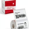 Phomemo Thermal Sticker Label Paper for M120/M110/M220/M250/M150 Label Maker Machine, Multi-Purpose Self-Adhesive Tag 1.96'' x 1.18"(50X 30mm), 230 Labels/Roll,Black on White-0