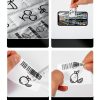 Phomemo Thermal Sticker Label Paper for M120/M110/M220/M250/M150 Label Maker Machine, Multi-Purpose Self-Adhesive Tag 1.96'' x 1.18"(50X 30mm), 230 Labels/Roll,Black on White-2